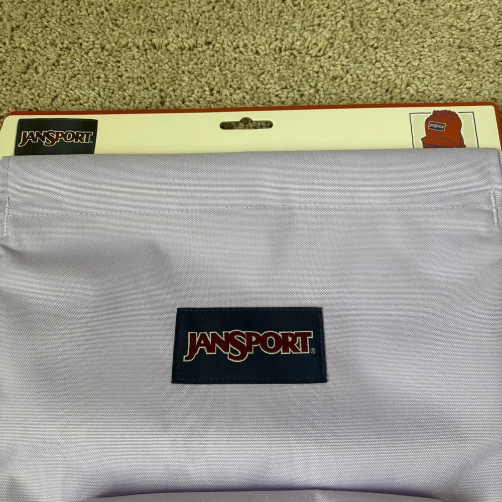 Jansport Lavender Cinch Backpack Pastel Lilac